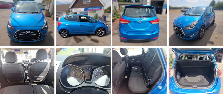 Eight unedited phone photos of a car, taken from your dealership's shot list